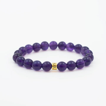 Amethyst Bracelet — Calm Intuition ( 8mm )
