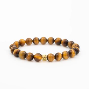 Tiger’s Eye Bracelet — Golden Sentinel ( 8mm )
