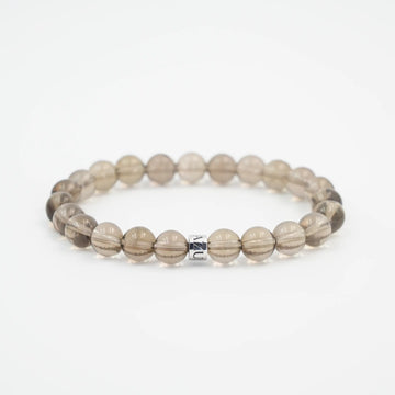 Smoky Quartz Bracelet — Rooted Clarity ( 8mm )