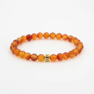 Carnelian Bracelet — Vital Drive  ( 6mm )