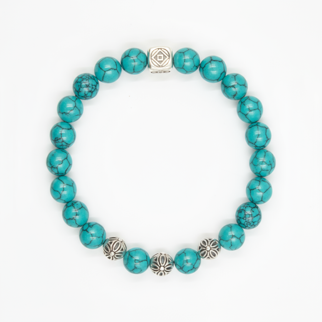 Turquoise Bracelet — Healing Wisdom ( 8mm )