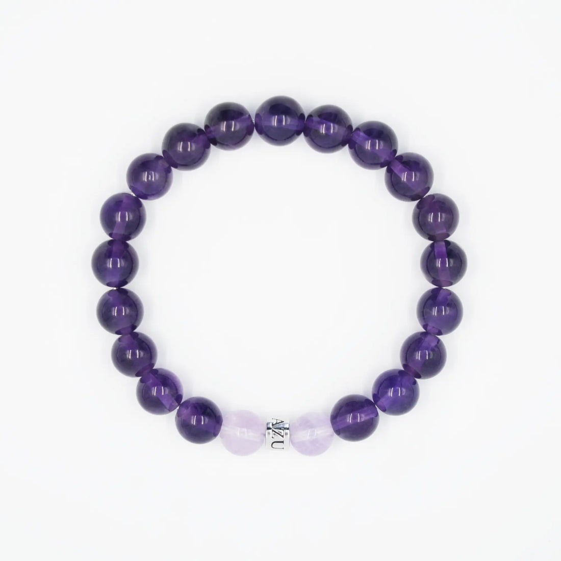Amethyst & Lavender Amethyst Bracelet — Serene Intuition ( 8mm )