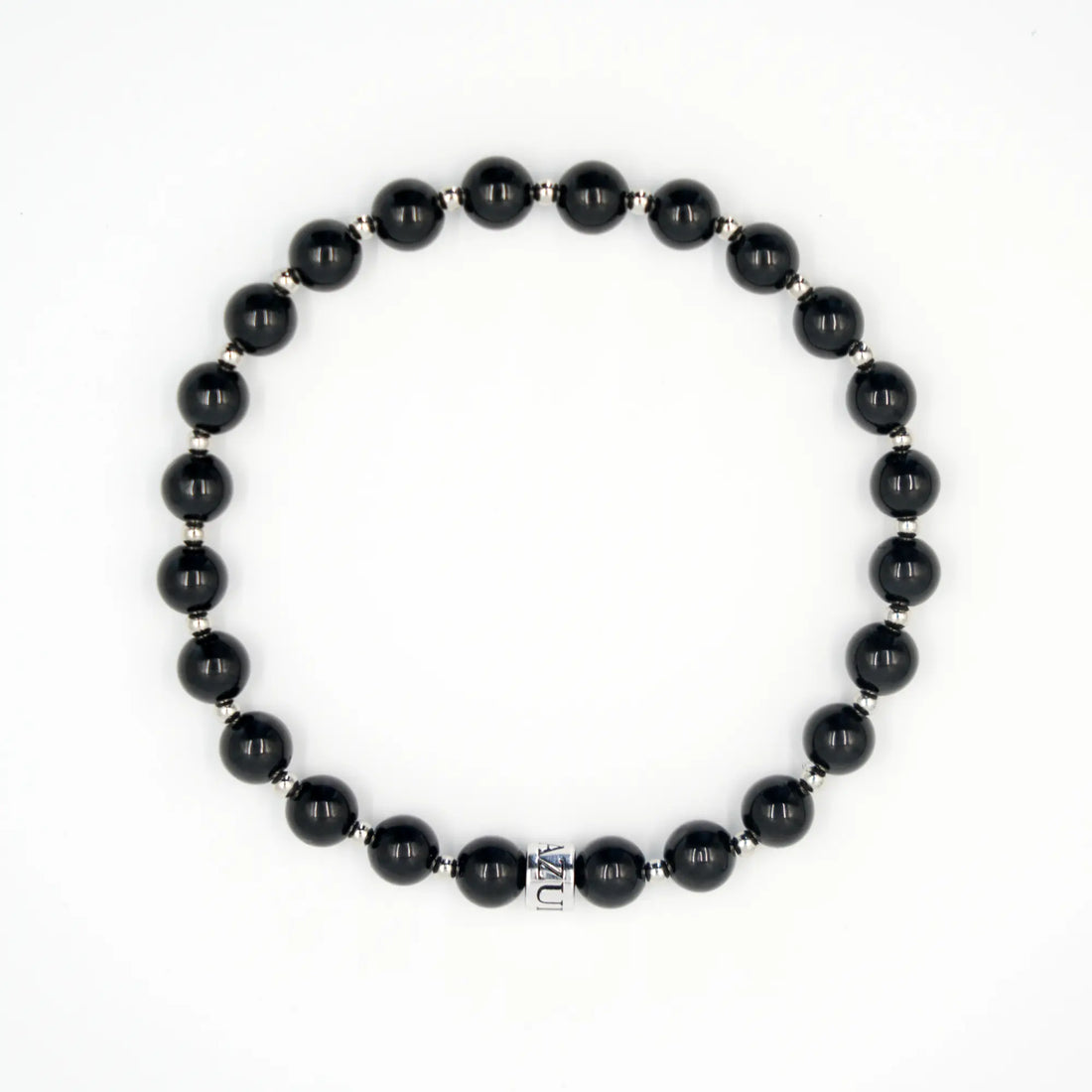 Black Tourmaline Bracelet — Grounded Aegis ( 6mm )