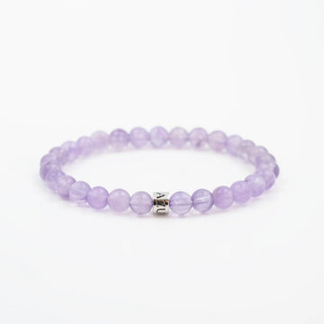 Lavender Amethyst Bracelet — Ethereal Clarity ( 6mm )
