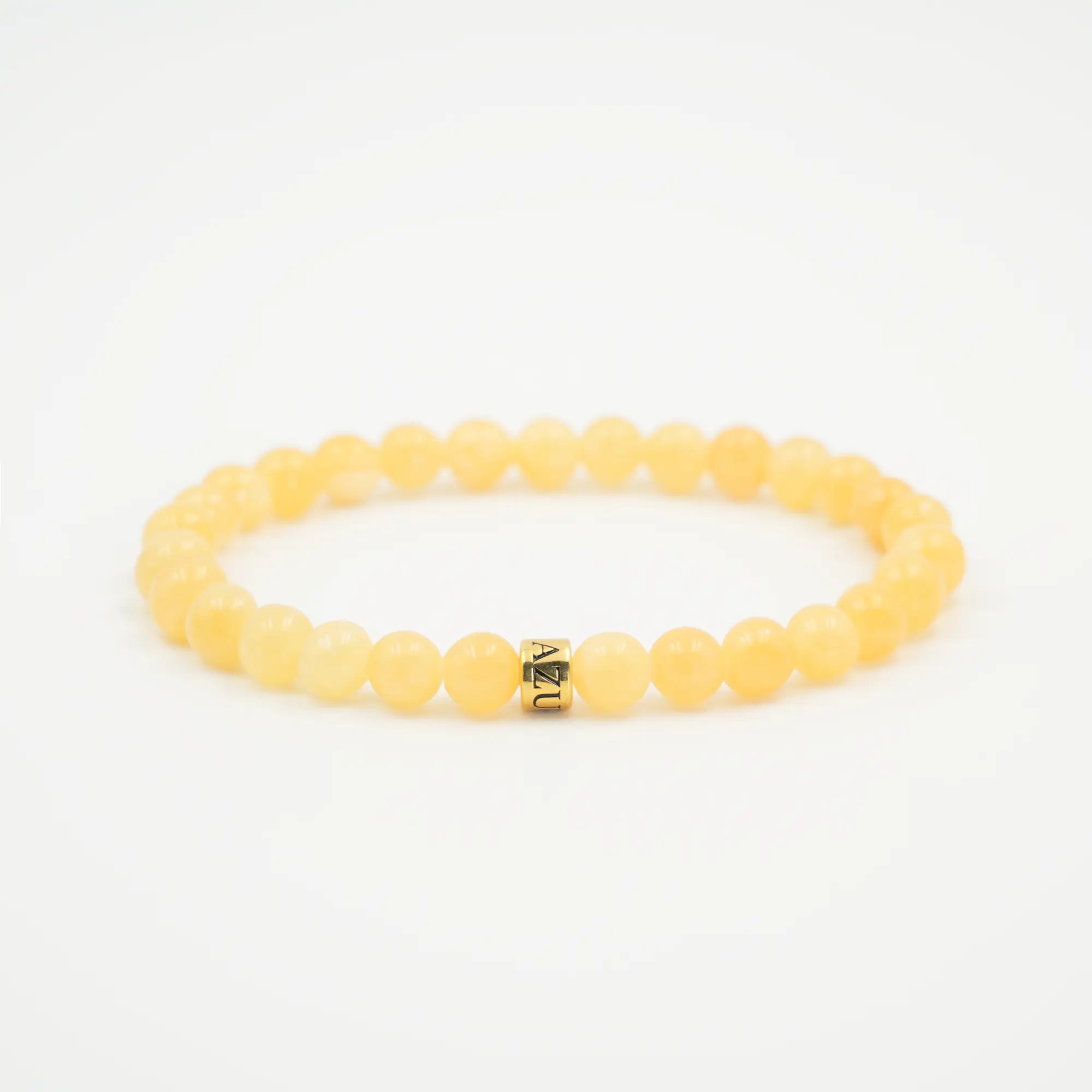 Yellow Jade Bracelet — Fortunate Poise ( 6mm )
