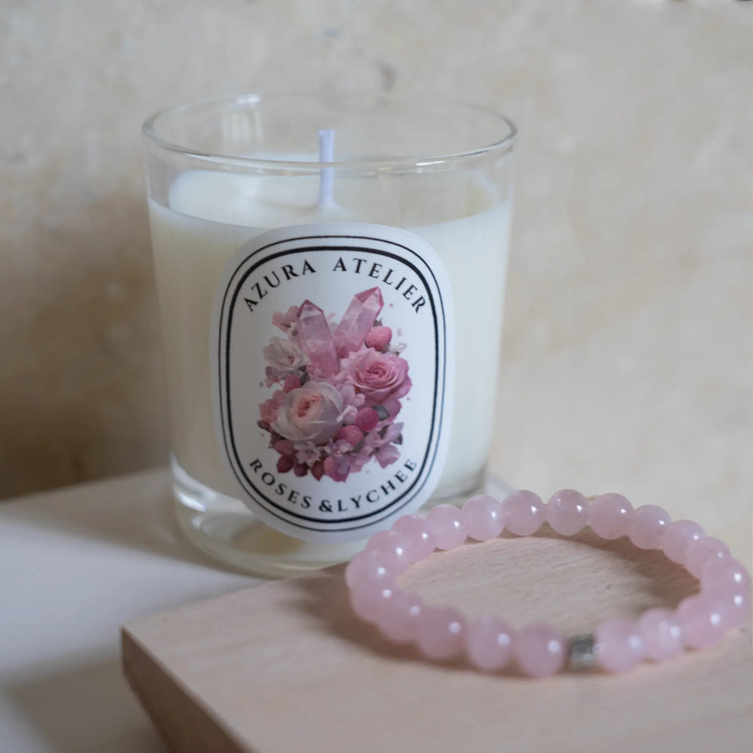 Roses & Lychee × Rose Quartz — Love & Harmony Set