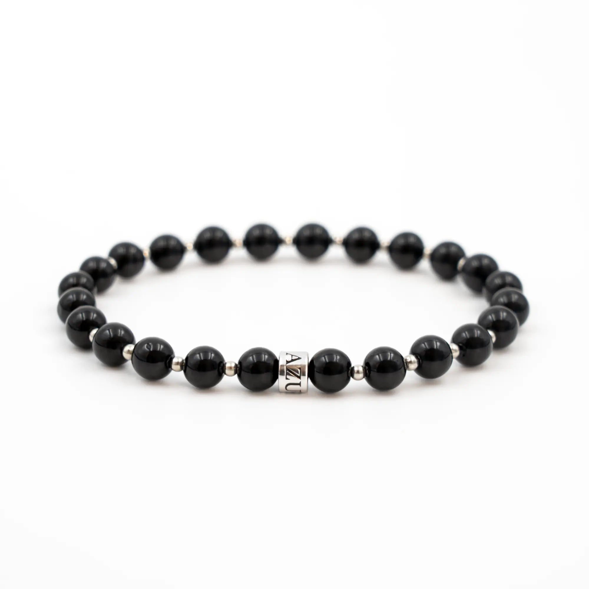 Black Tourmaline Bracelet — Grounded Aegis ( 6mm )
