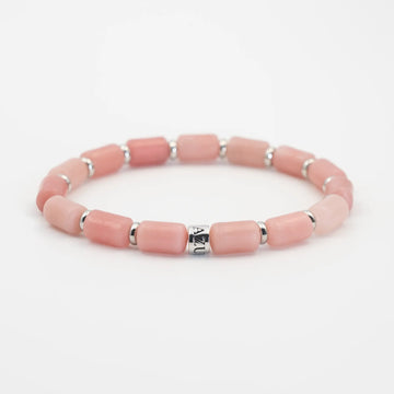 Pink Opal Bracelet — Rosy Solace ( 5mm )