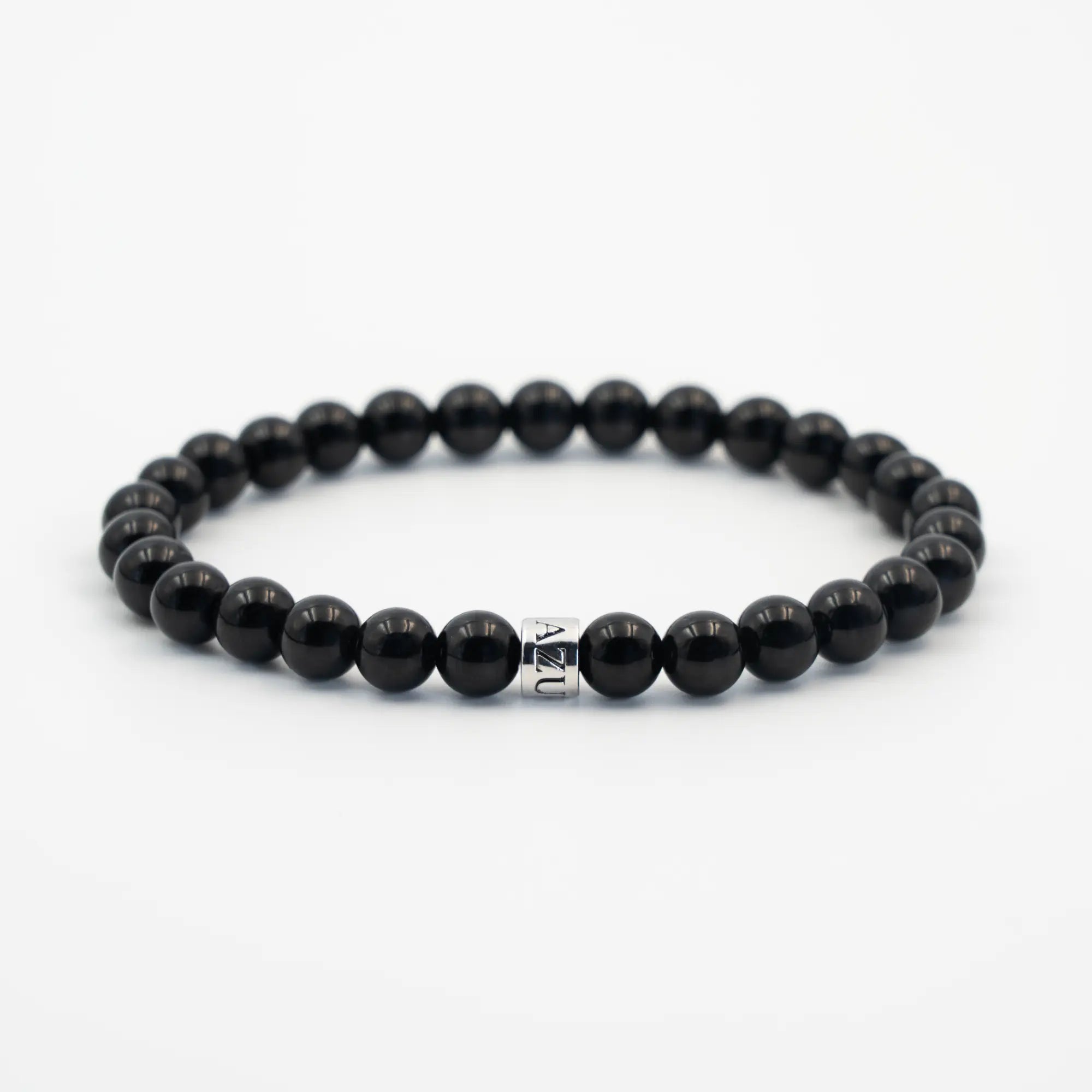 Black Tourmaline Bracelet — Rooted Shield ( 6mm )
