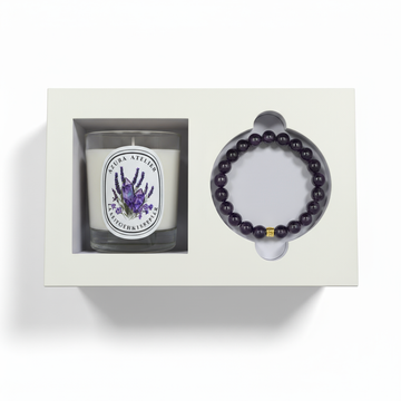 Lavender & Rosemary × Amethyst — Serenity & Insight Set