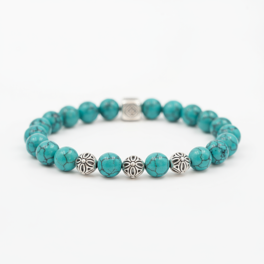 Turquoise Bracelet — Healing Wisdom ( 8mm )